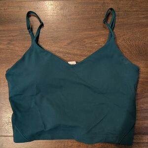 lululemon athletica Teal Adjustable-Strap Crop
